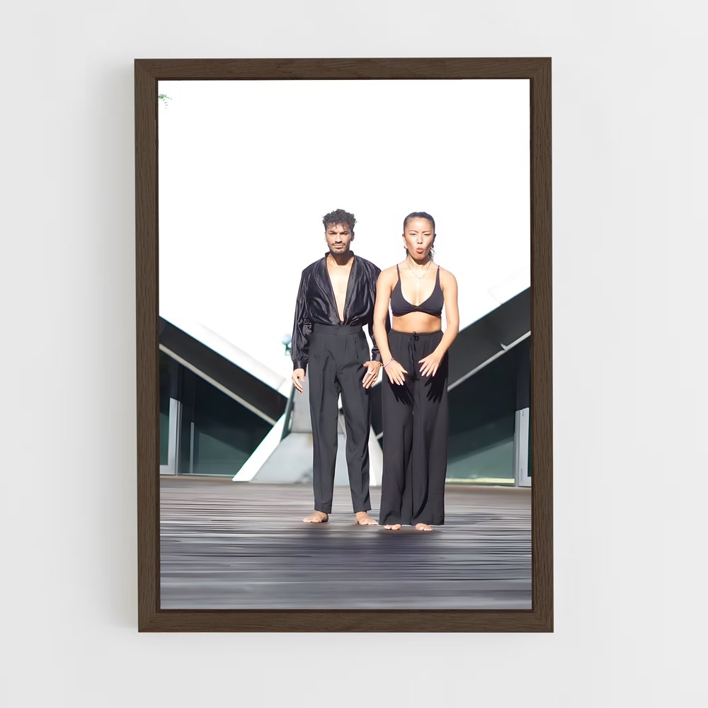 Poster Salsa et Ombres – affiche Danse (vue 5)